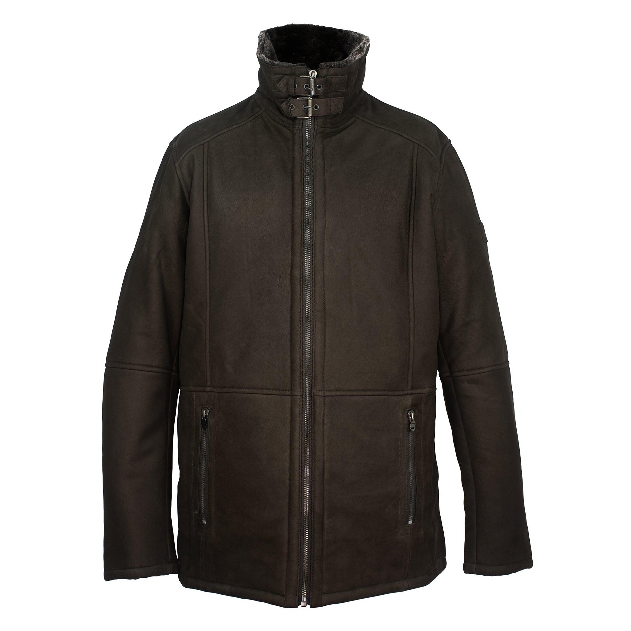 Premium Faux Fur Lined Leather Jacket