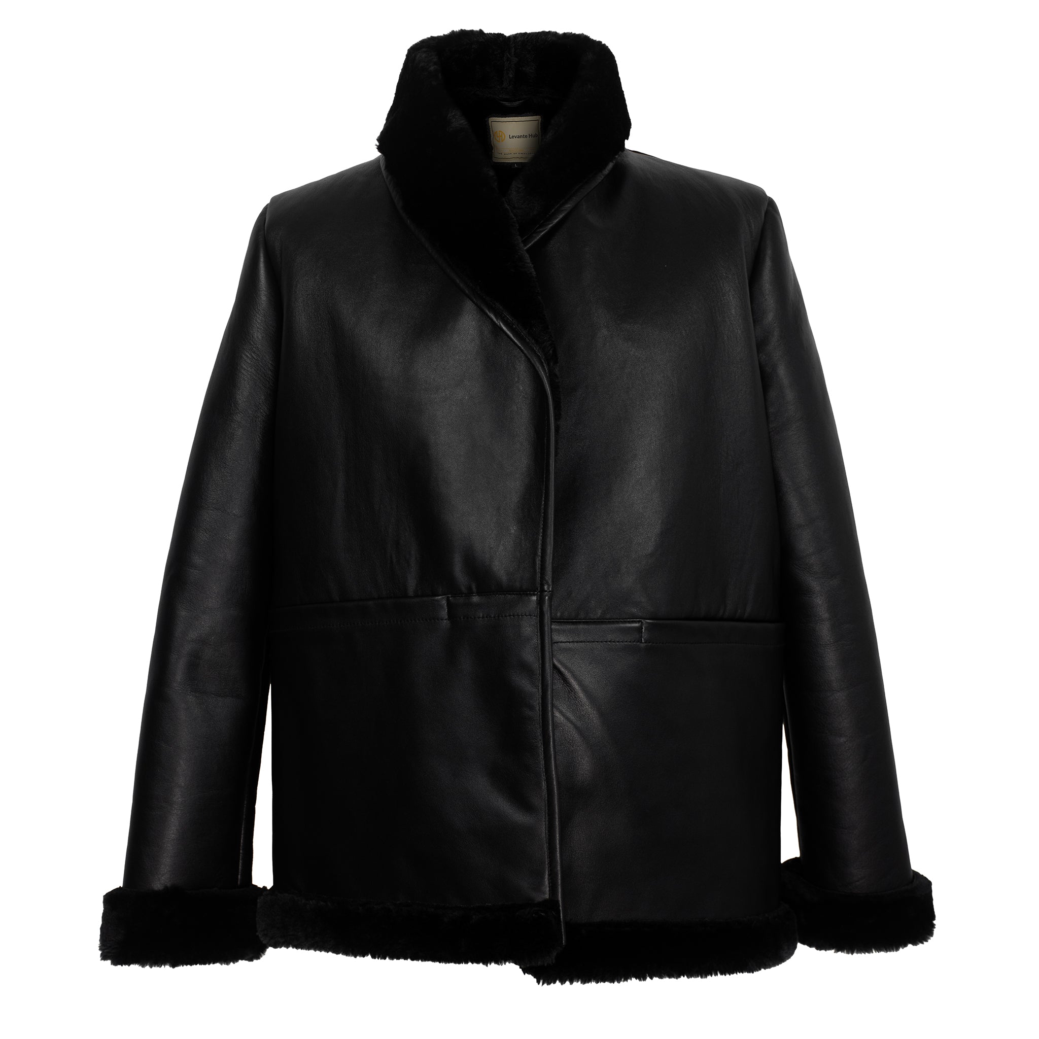 LambEdge Shearling-Lined Lambskin Jacket