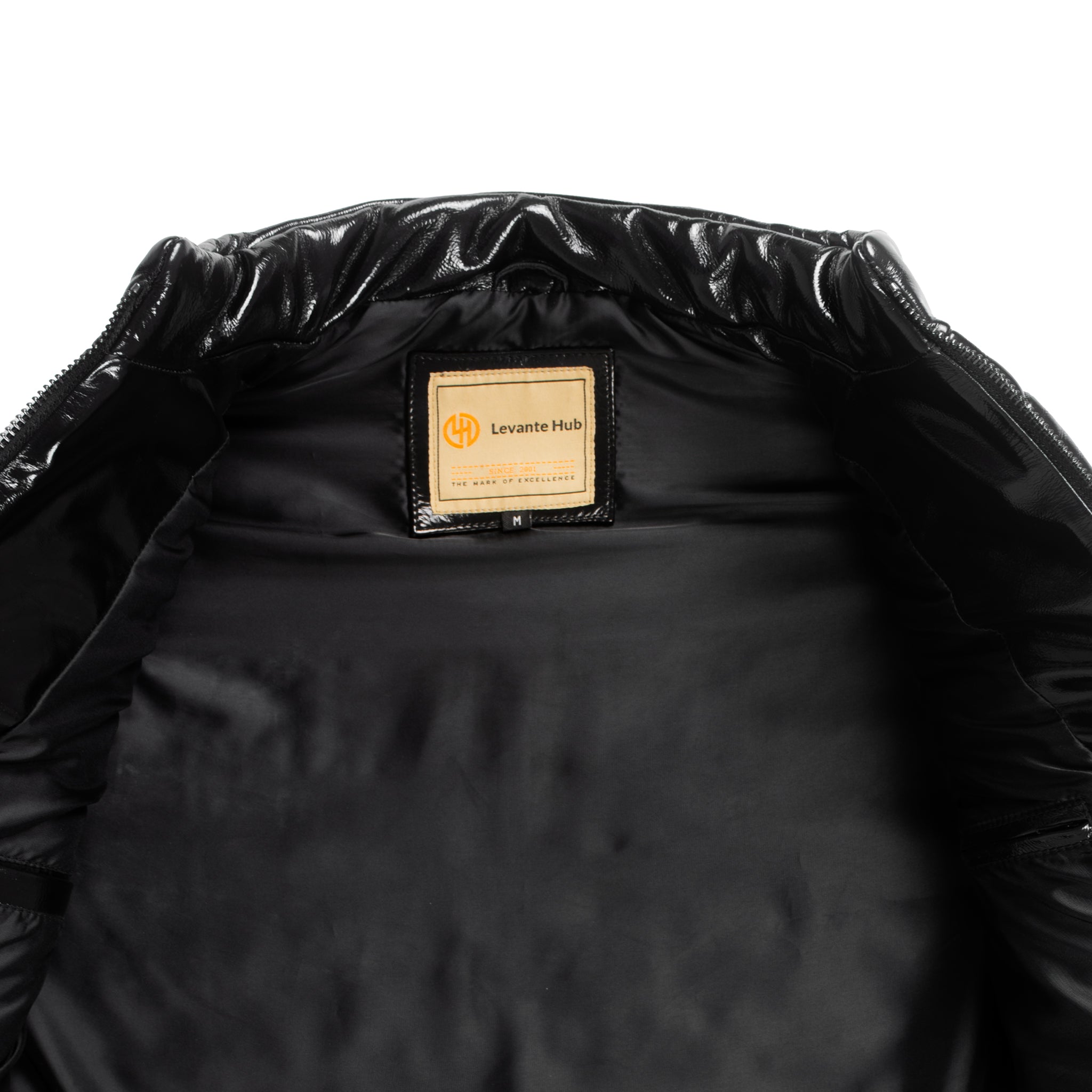 Men's High-Gloss Lambskin Puffer Vest