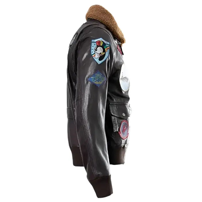 Top Gun Mavericks Leather Jacket-3
