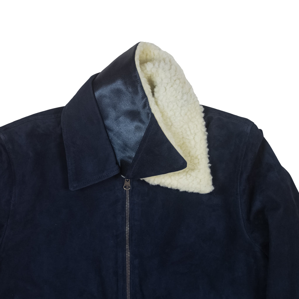 Oslo Sheep Fur Suede Jacket-2