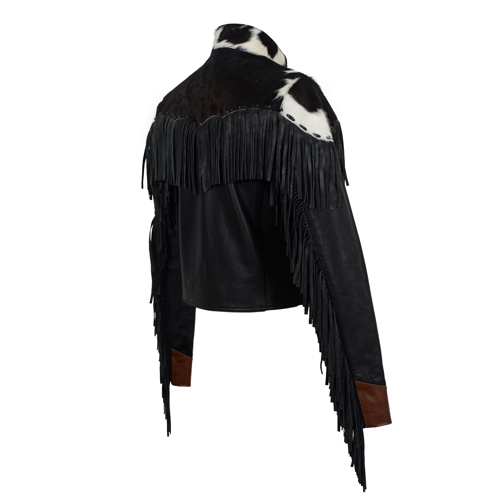 Dakota Fringe Leather Jacket-1