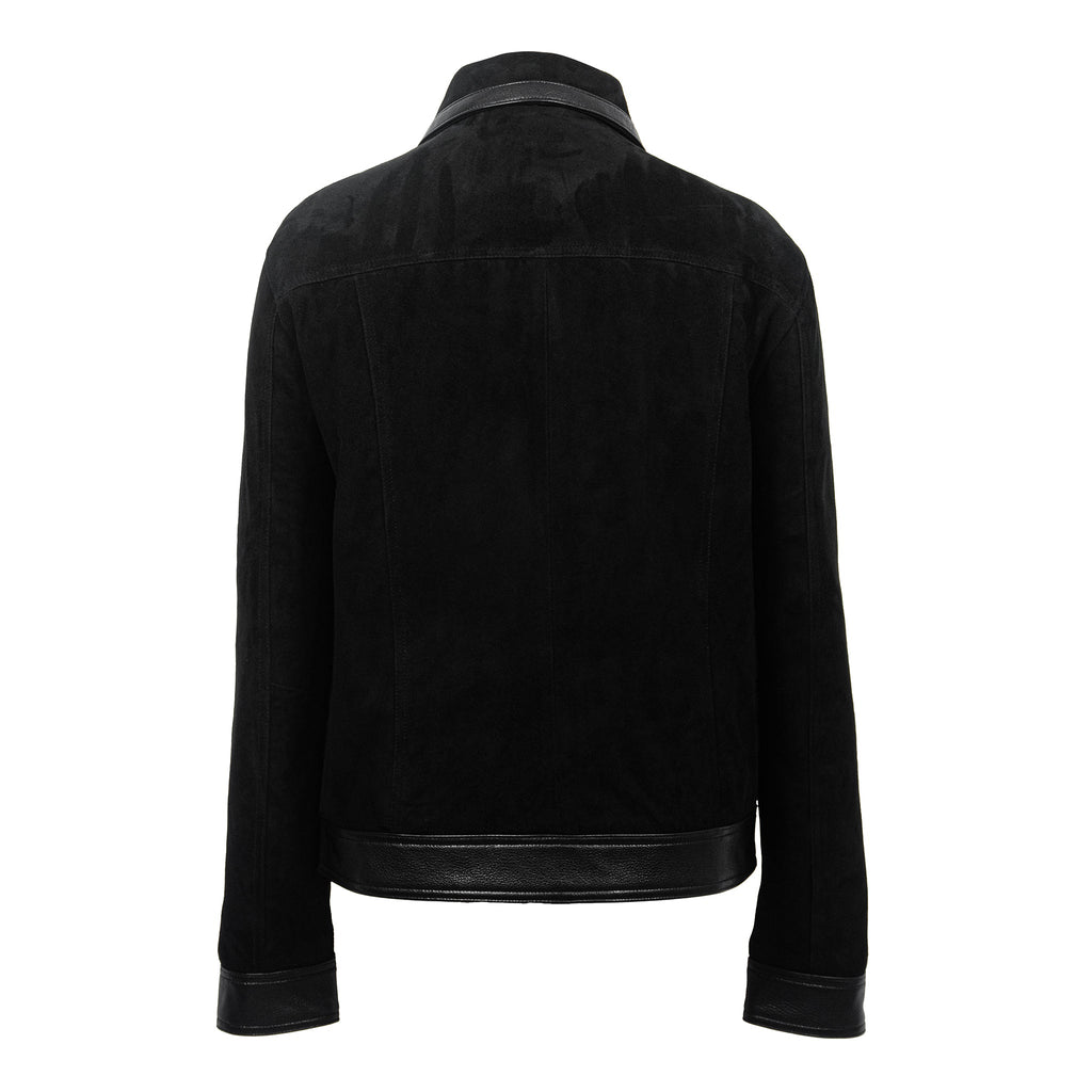 Shadowline Goat Suede Jacket – Matte Black