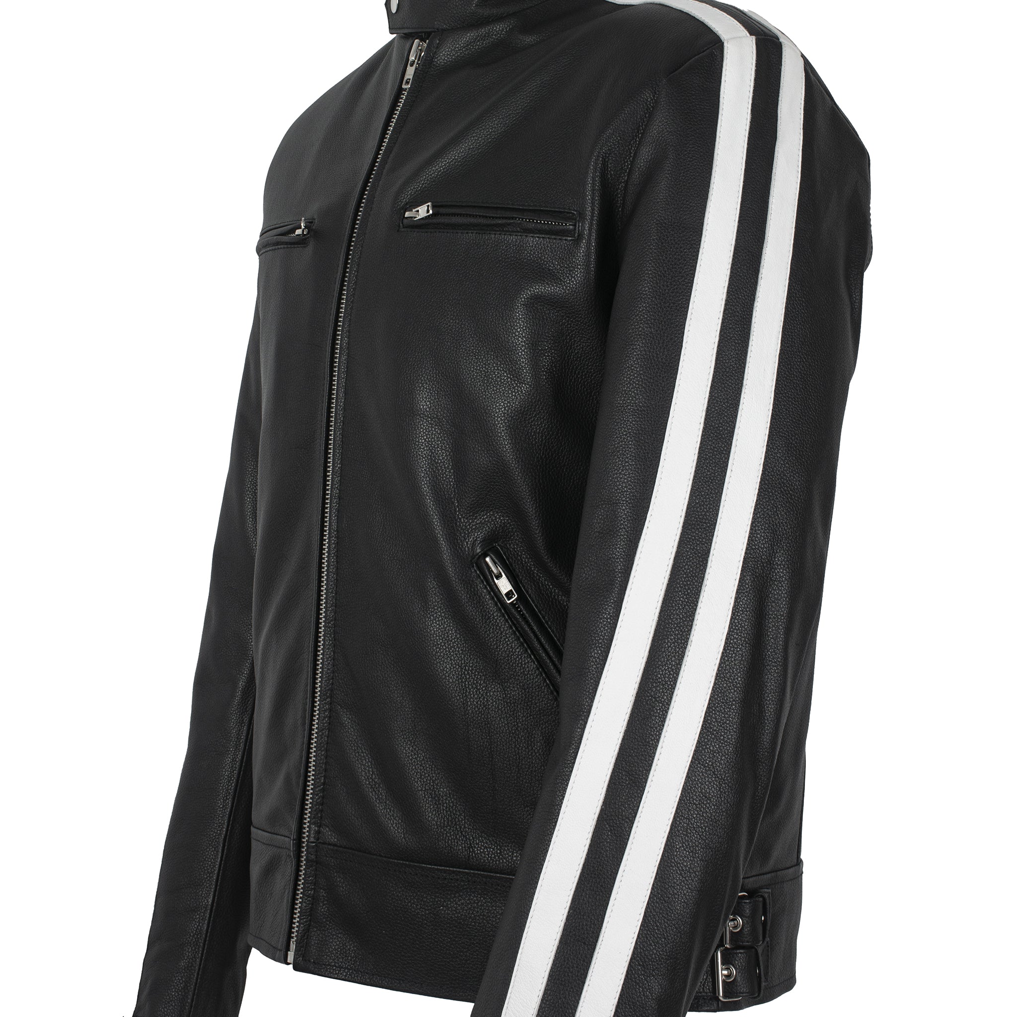 Streetline Racer Leather Jacket-4