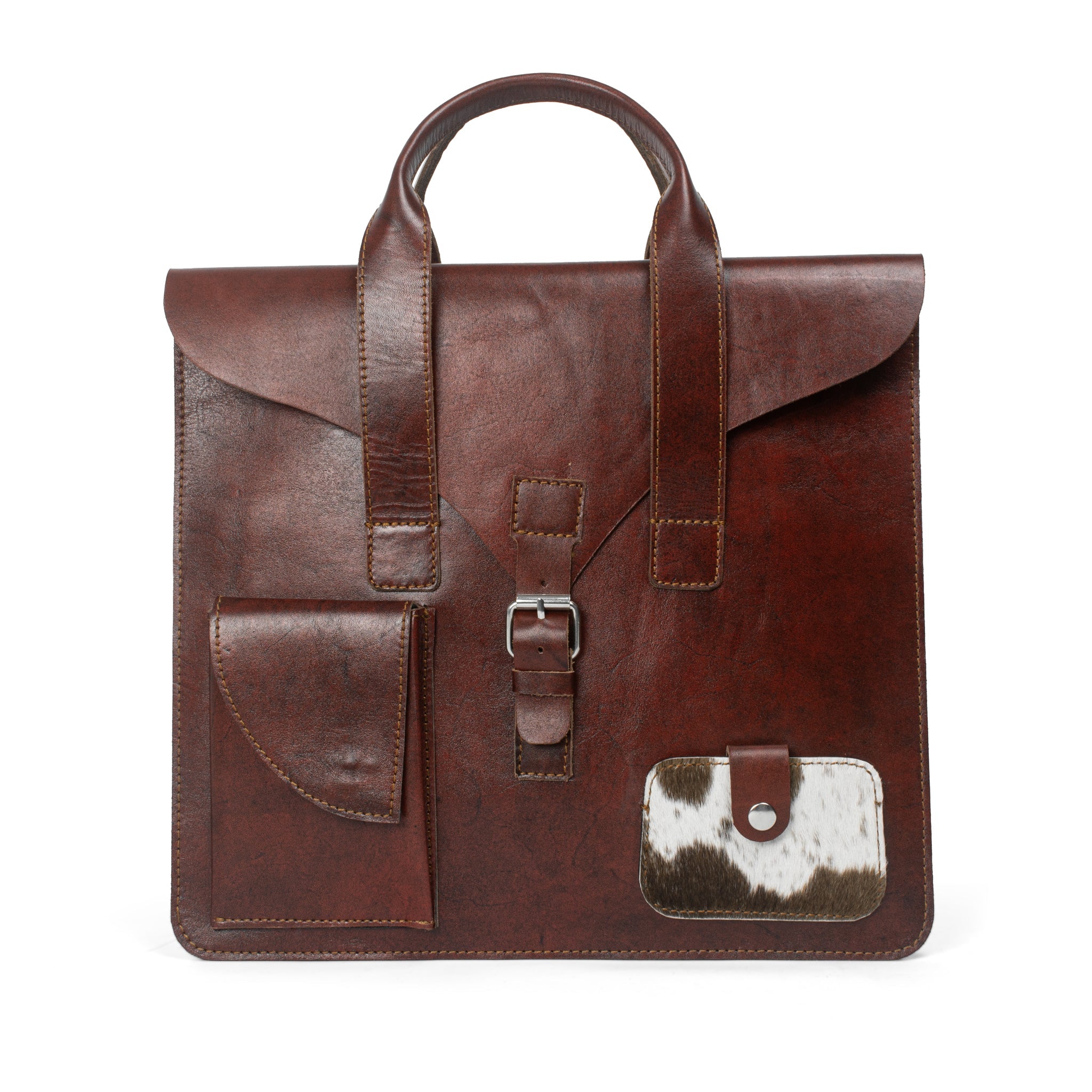 Heritage Luxe Maroon Leather Sleeve-0