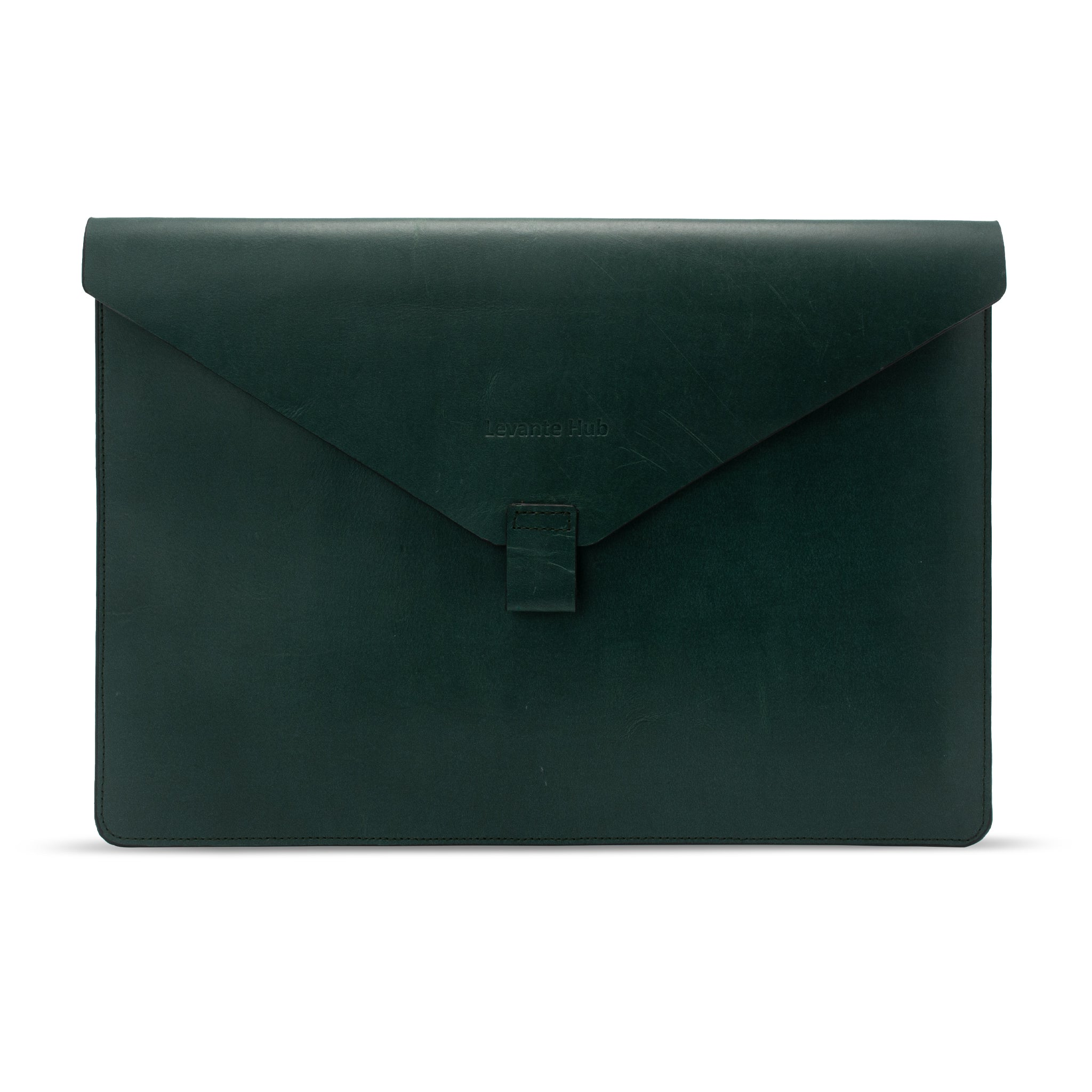Verdant Vault Leather Sleeve