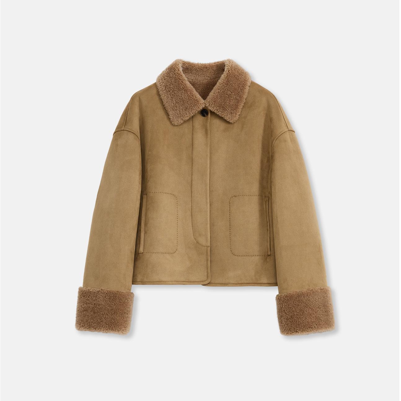 Casual Straight Shearling Jacket