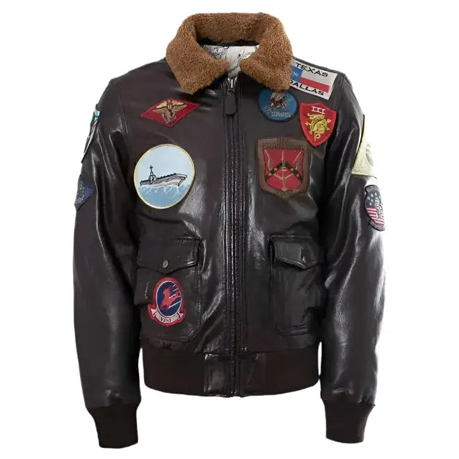 Top Gun Mavericks Leather Jacket-0