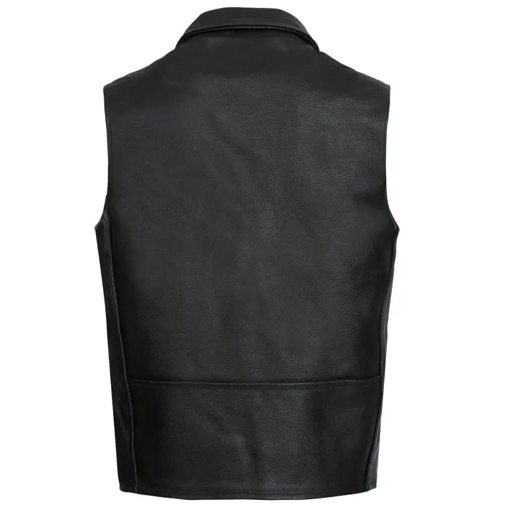 Men's Classic Brando Motorcycle Leather Vest-1